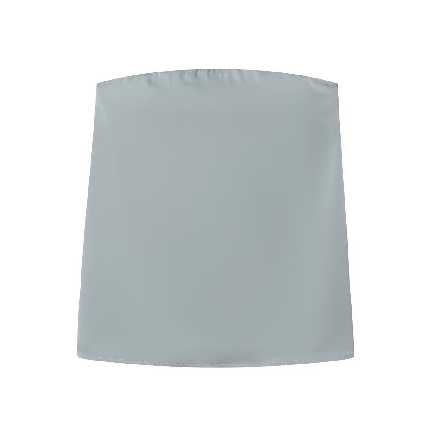 Women's 2025 new fashion satin textured strapless top+Pants suit