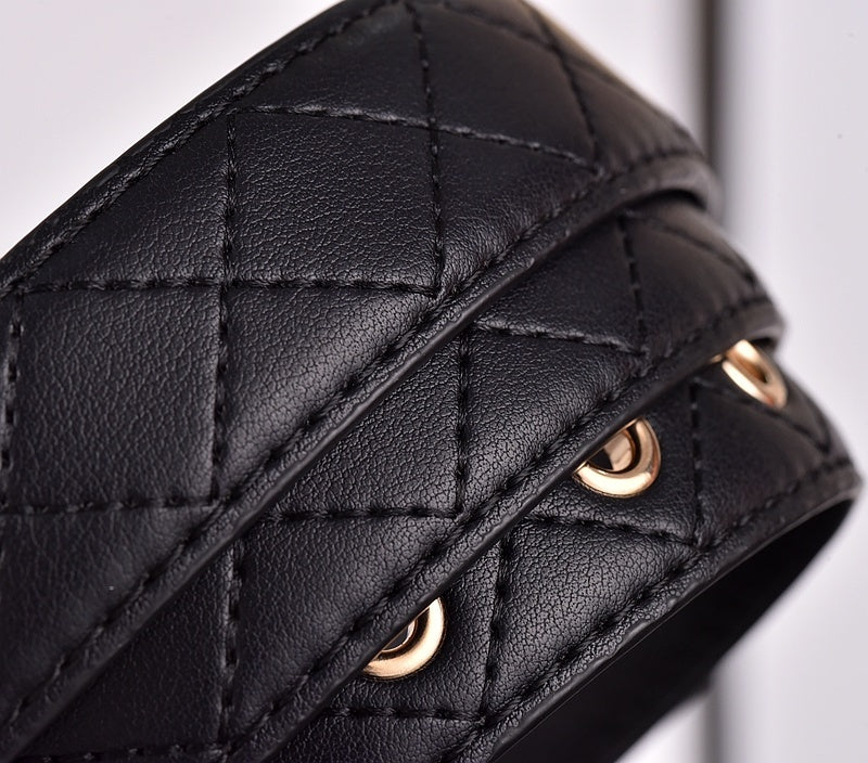 Women's new casual Joker rhombic design belt belt With a box