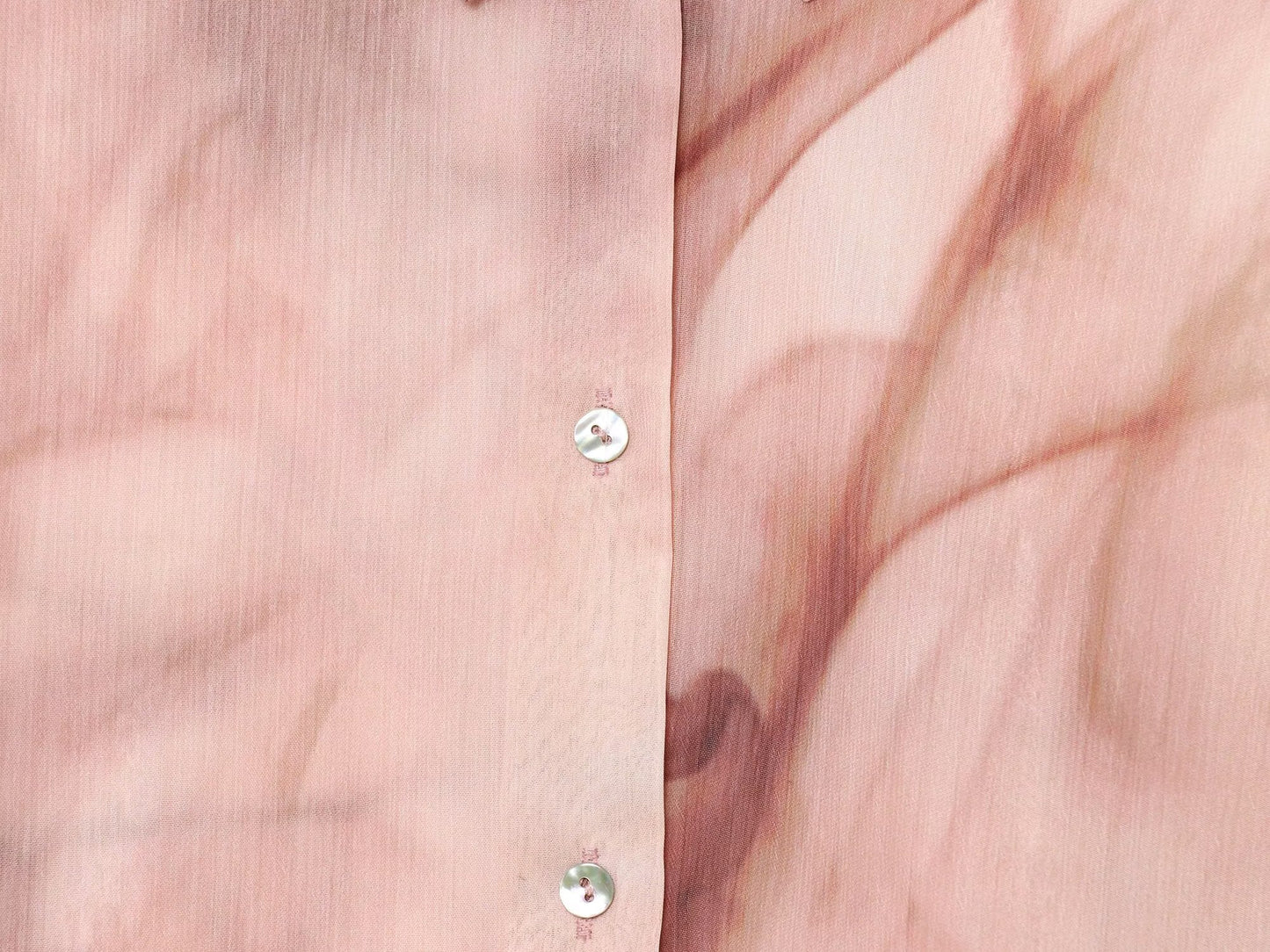 Women's 2025 new fashion tie dye printed button up shirt