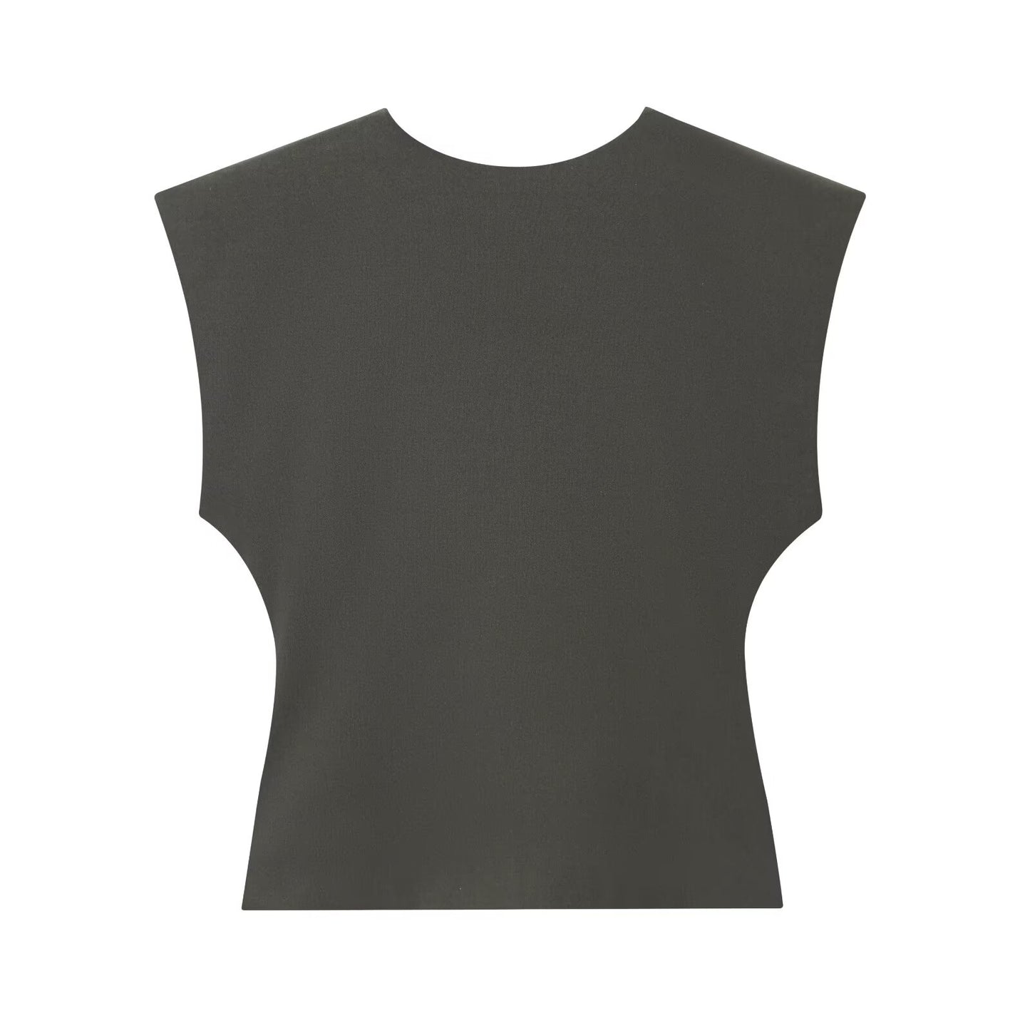 Women's new fashion slim V-neck Button-up vest+Pants suit