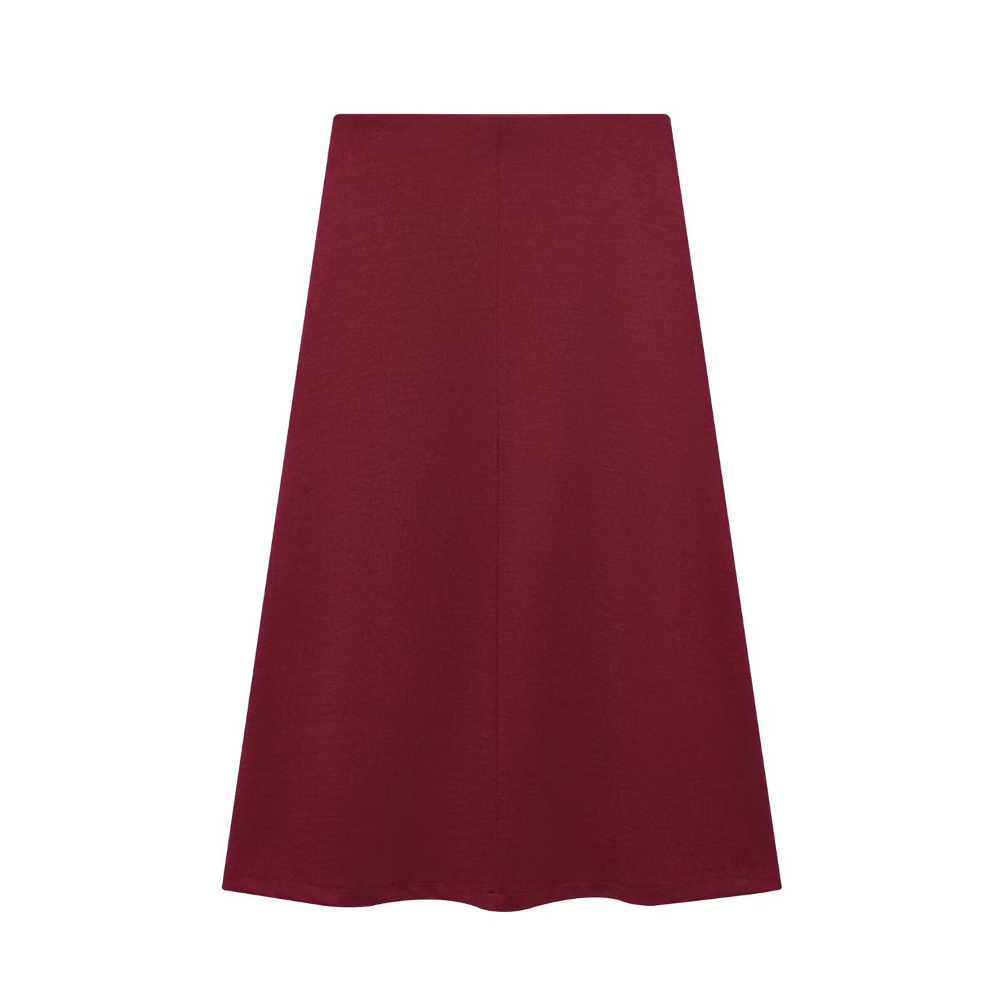 Women's twisted knot design casual MIDI skirt