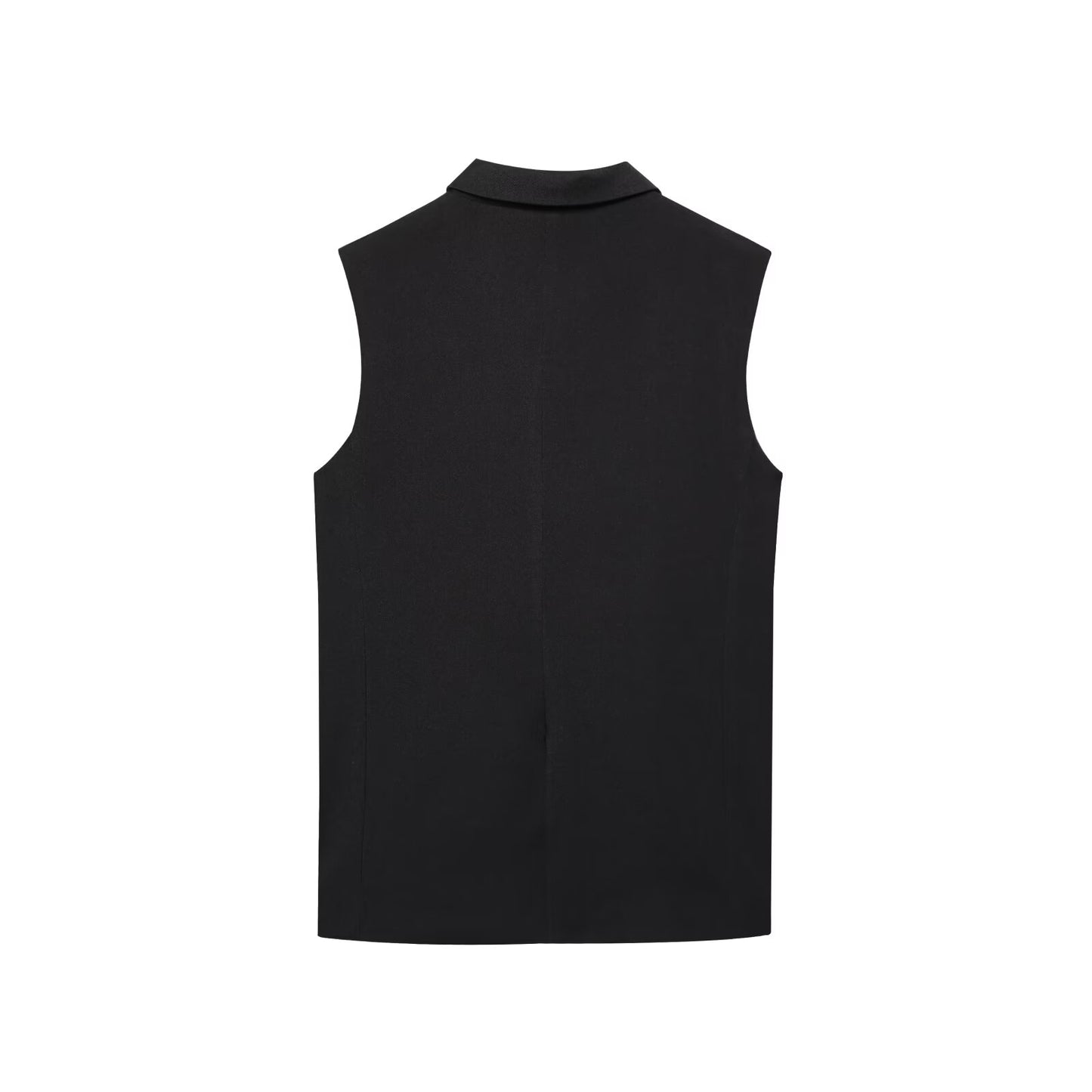 Women's 2025 new fashion loose double breasted lapel vest+Pants suit