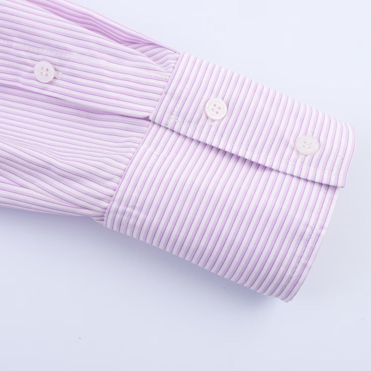 Women's new fashion back bow decoration poplin striped shirt