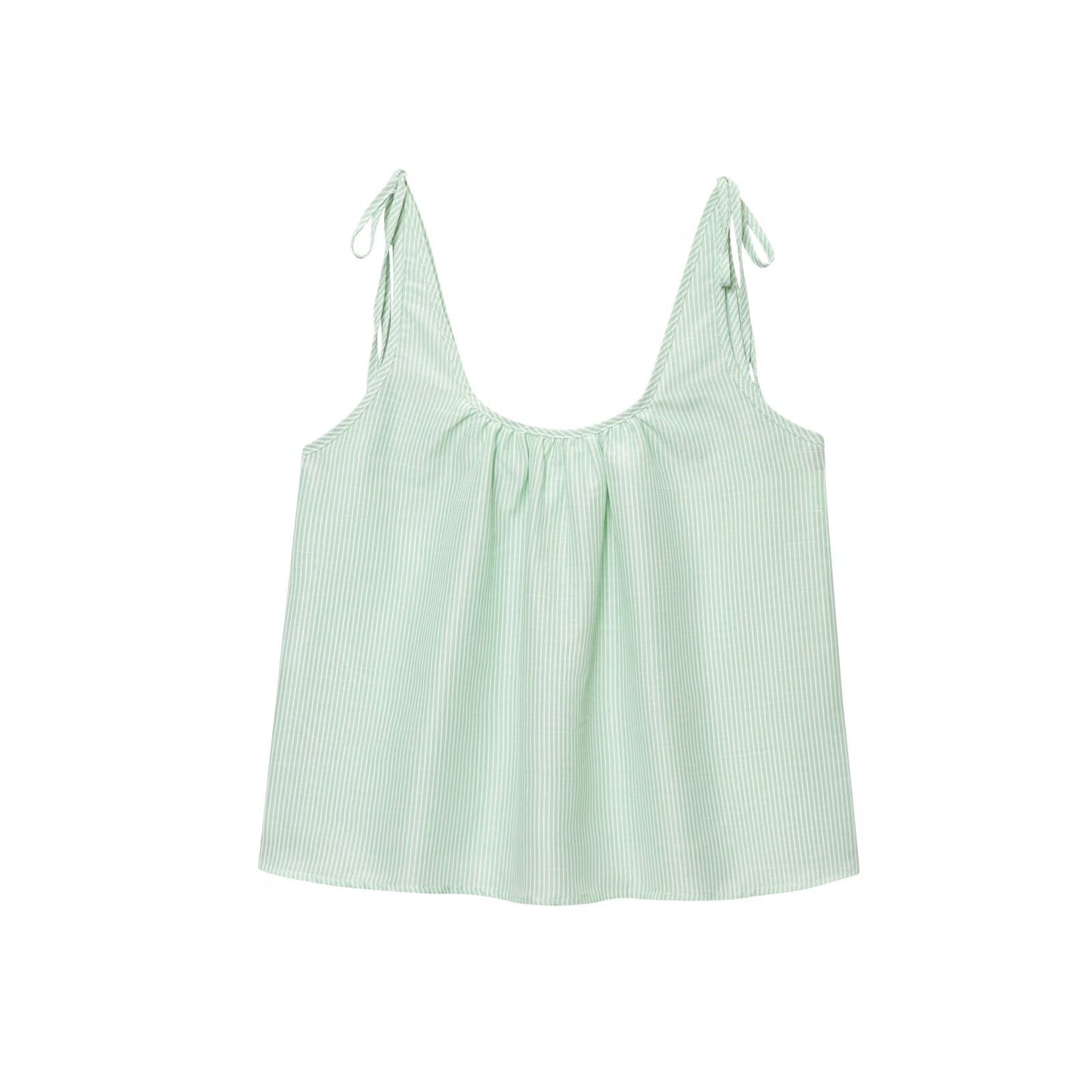 Suit women's 2 pieces 2025 fashion striped suspender top+pants women's suit