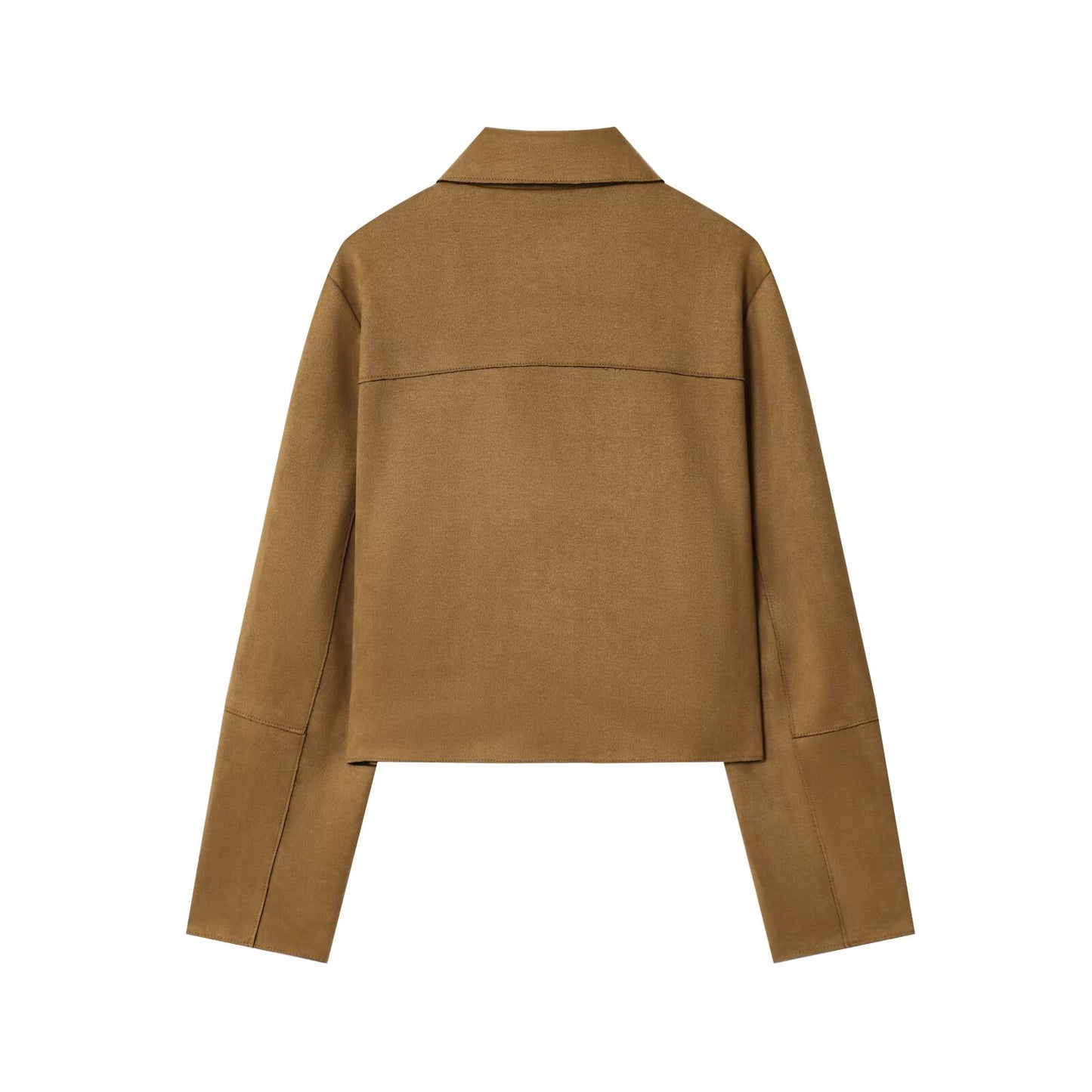 Women's 2025 new fashion anti suede effect short jacket Coat