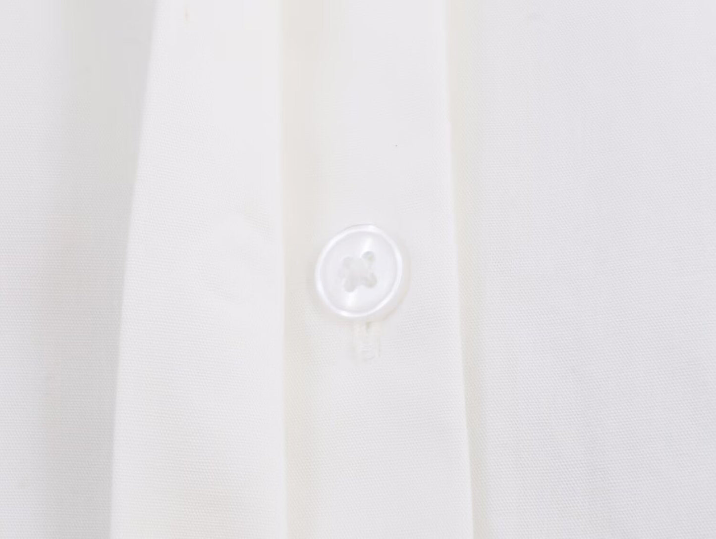 Women's Lapel beaded Decorative poplin shirt