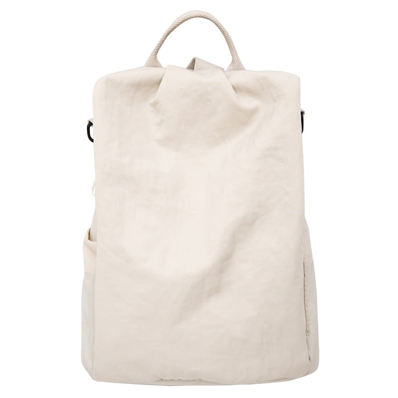 Women's New Joker Lightweight Nylon Backpack Shopping Commuter Travel Large Capacity Backpack.