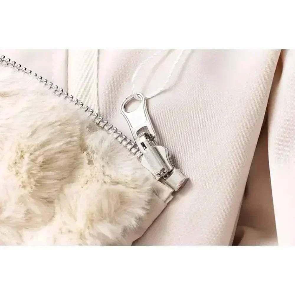 Women 2023 New Fashion Two-sided Penetrate Jacket Coat Vintage Long Sleeve Zipper Female Outerwear Chic Overshirt