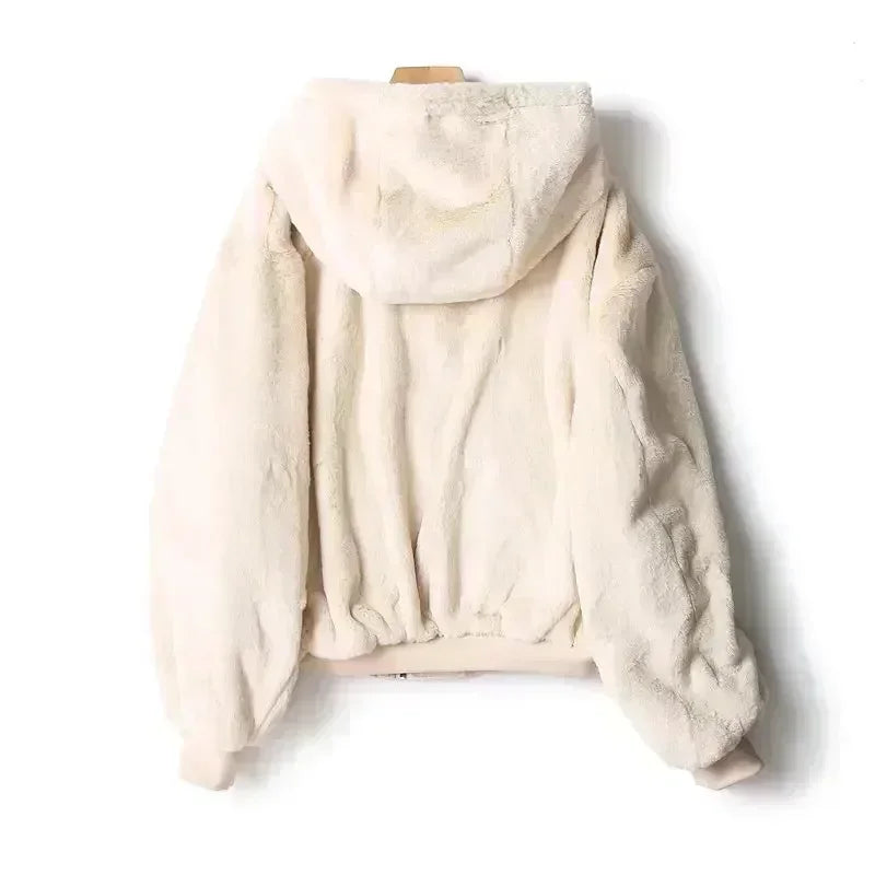 Women 2023 New Fashion Two-sided Penetrate Jacket Coat Vintage Long Sleeve Zipper Female Outerwear Chic Overshirt