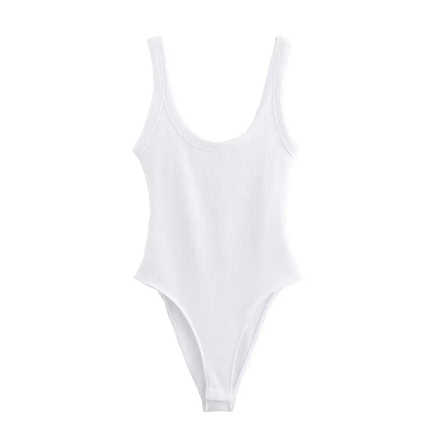 2024 Women's New Fashion Multi color Slim Wide Shoulder Strap Ribbed jumpsuit Retro backless Button up Women's Short jumpsuit