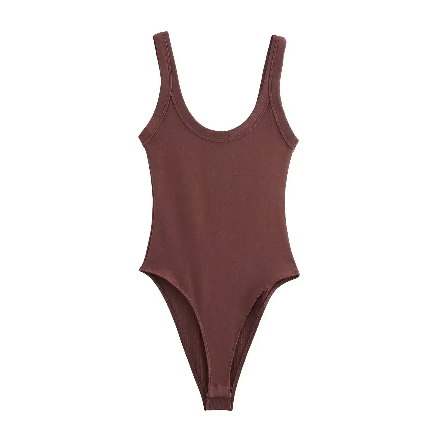 2024 Women's New Fashion Multi color Slim Wide Shoulder Strap Ribbed jumpsuit Retro backless Button up Women's Short jumpsuit