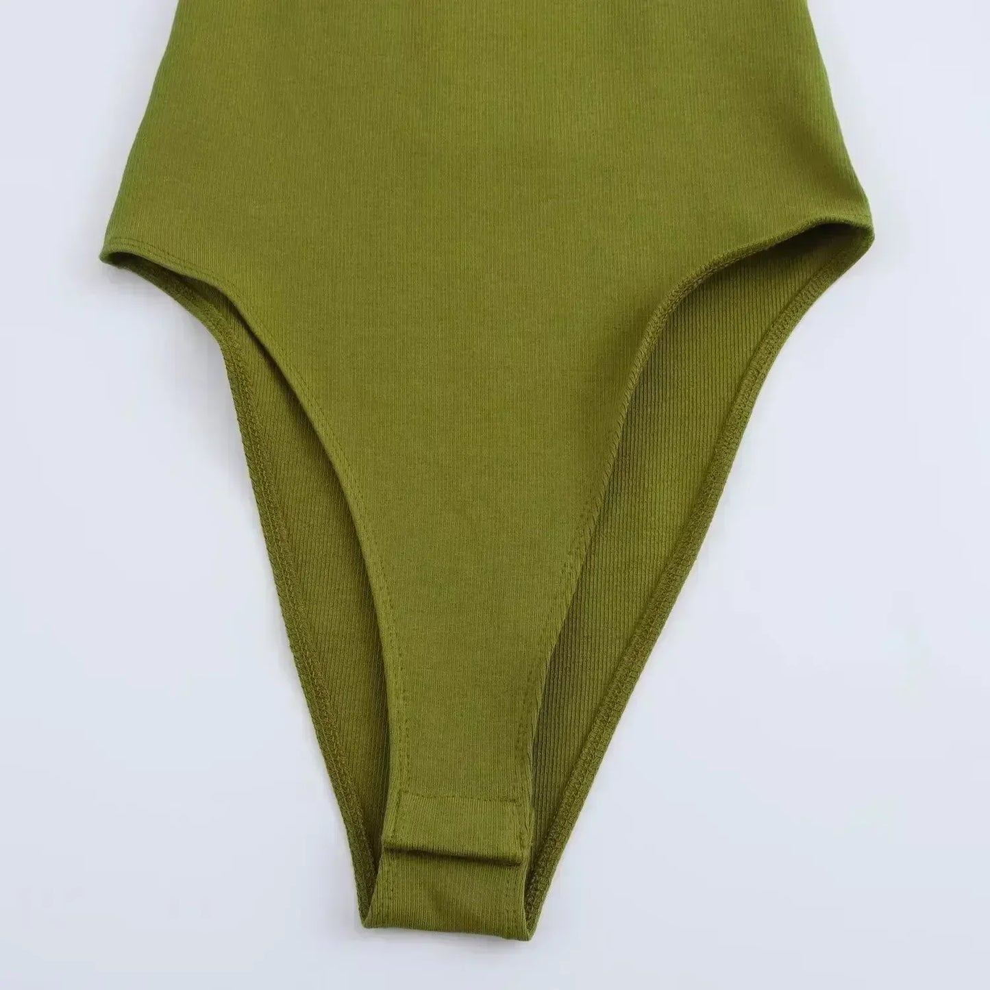 2024 Women's New Fashion Multi color Slim Wide Shoulder Strap Ribbed jumpsuit Retro backless Button up Women's Short jumpsuit