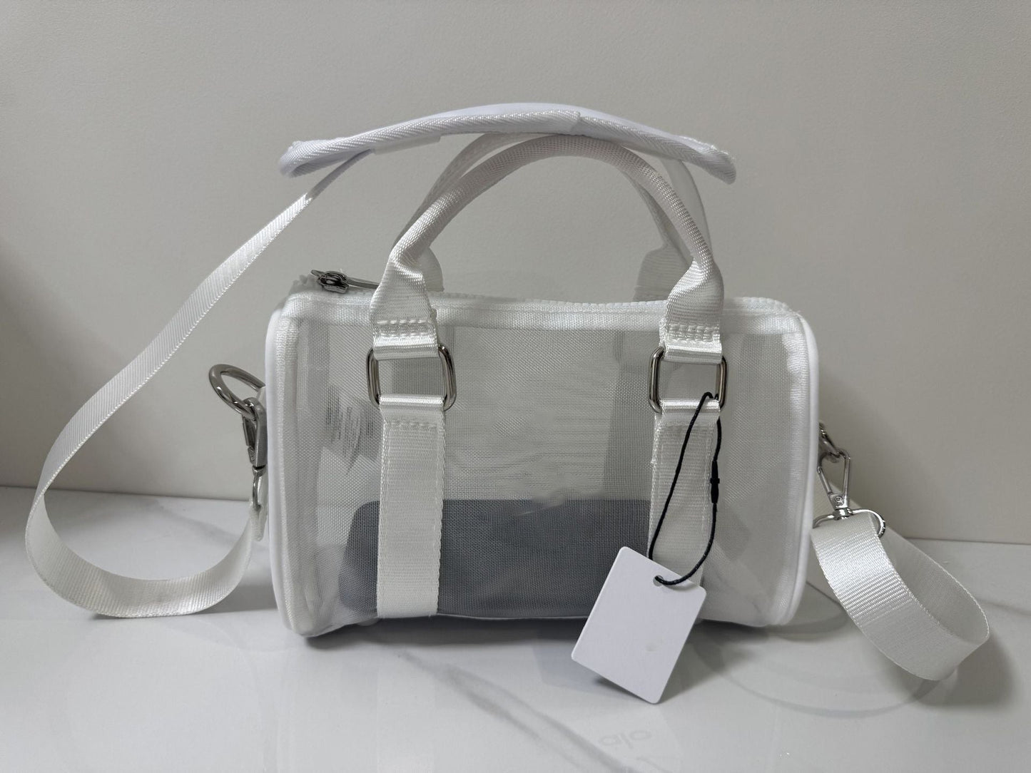 Women's Transparent Net Bag Bag Yoga Fitness Bag Sports Outdoor Fitness Bag Travel Diagonal Bag