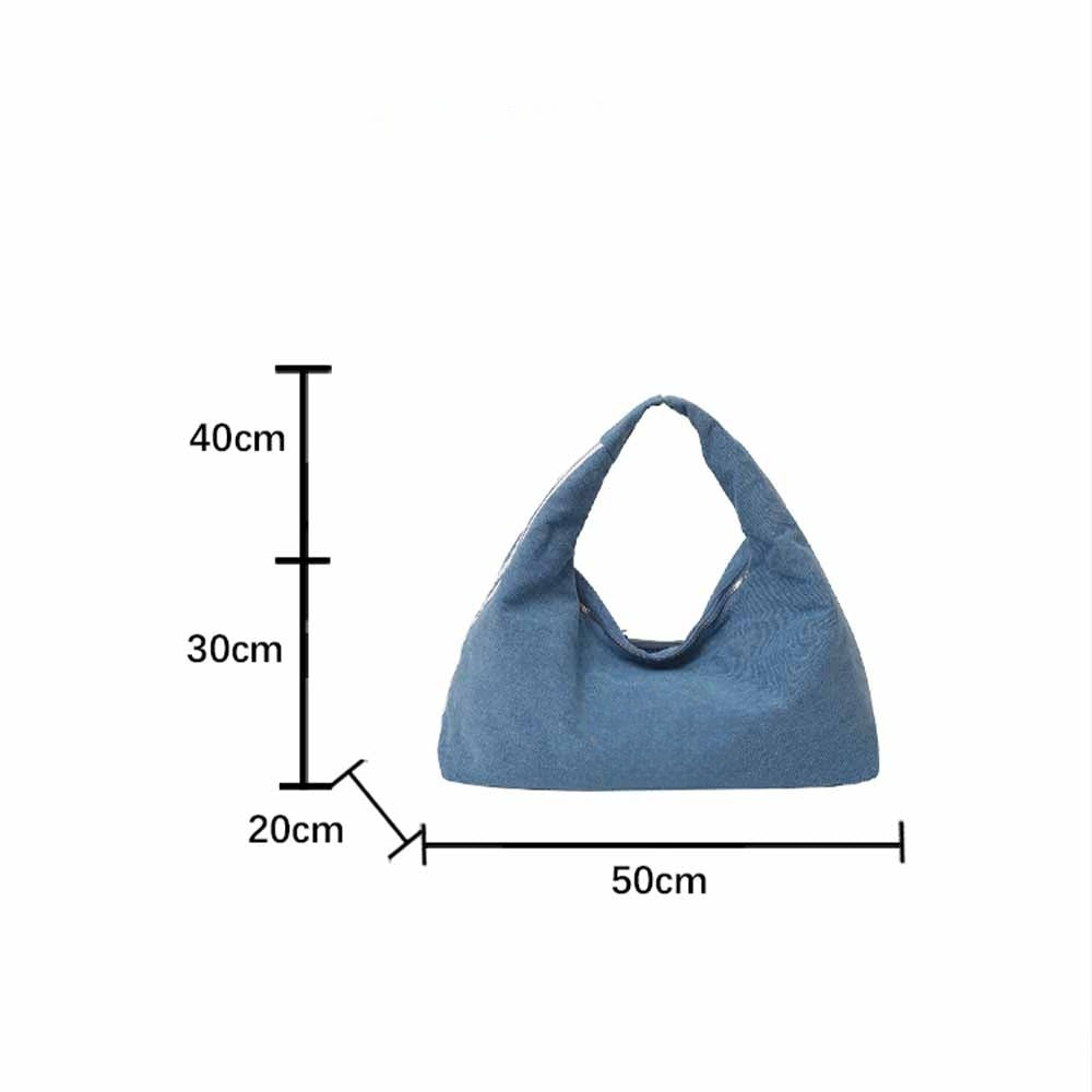 Women's New Fashion Joker Cowboy Style Large-capacity Sports Messenger Bag Shoulder Bag