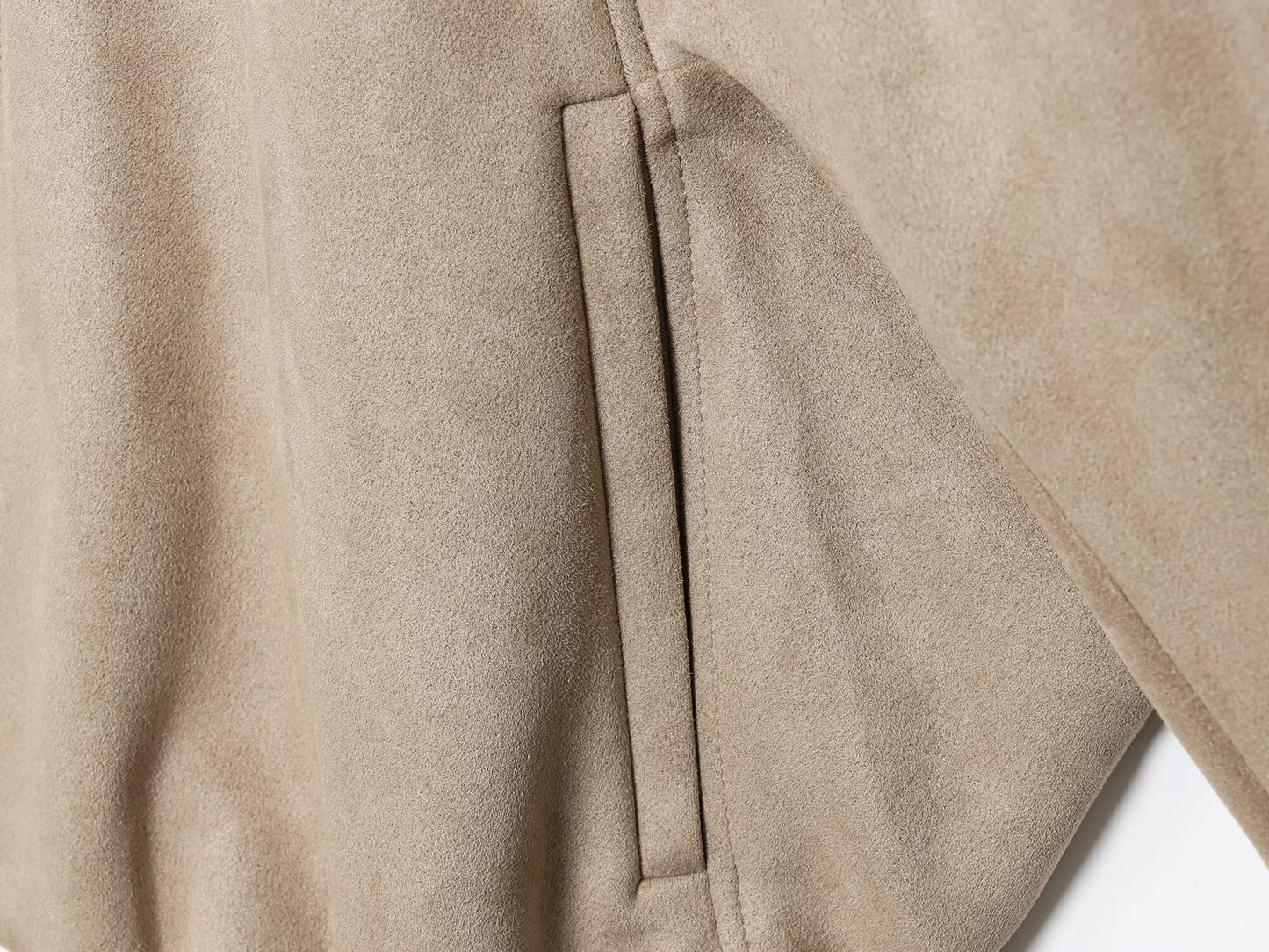 Women's new fashion suede texture effect hooded flying jacket Coat