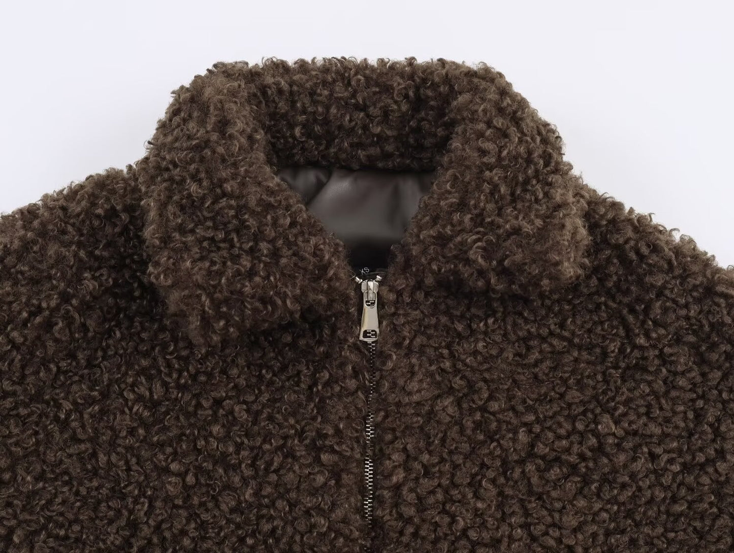 Women's Lapel warm fleece jacket Coat