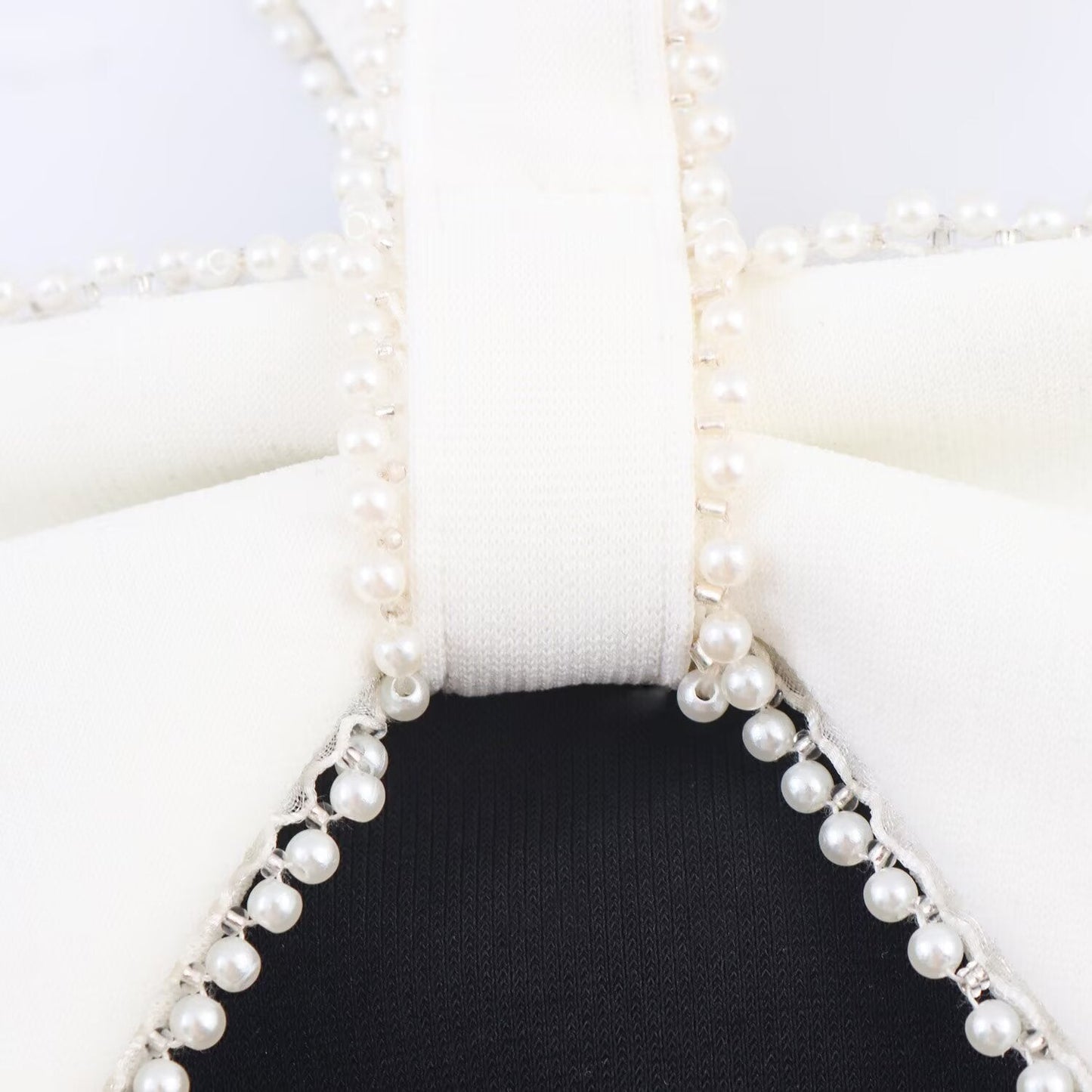 Women's 2025 Fashion Bow Decoration Elastic Hanging Neck Midi Dress