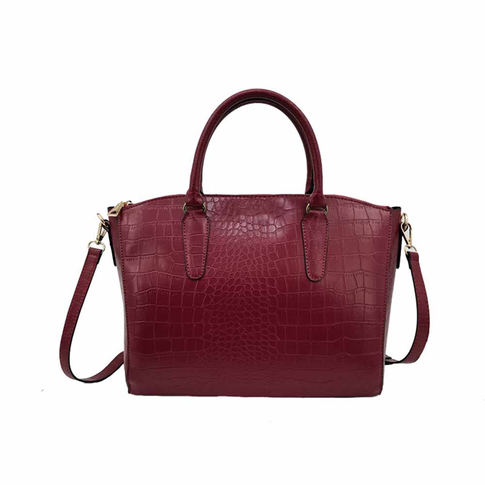 Women's New Fashion Joker Handbag Shell Slung Over One Shoulder Large Capacity Handbag. Size: Bottom Length 30cm. Bottom Width 20cm. Side Height 23cm.