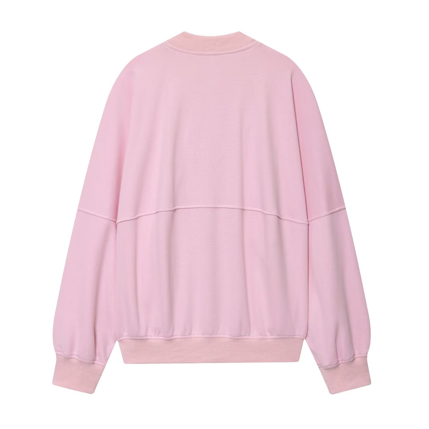 Women's new fashion loose zipper pilot jacket Coat+Pants suit