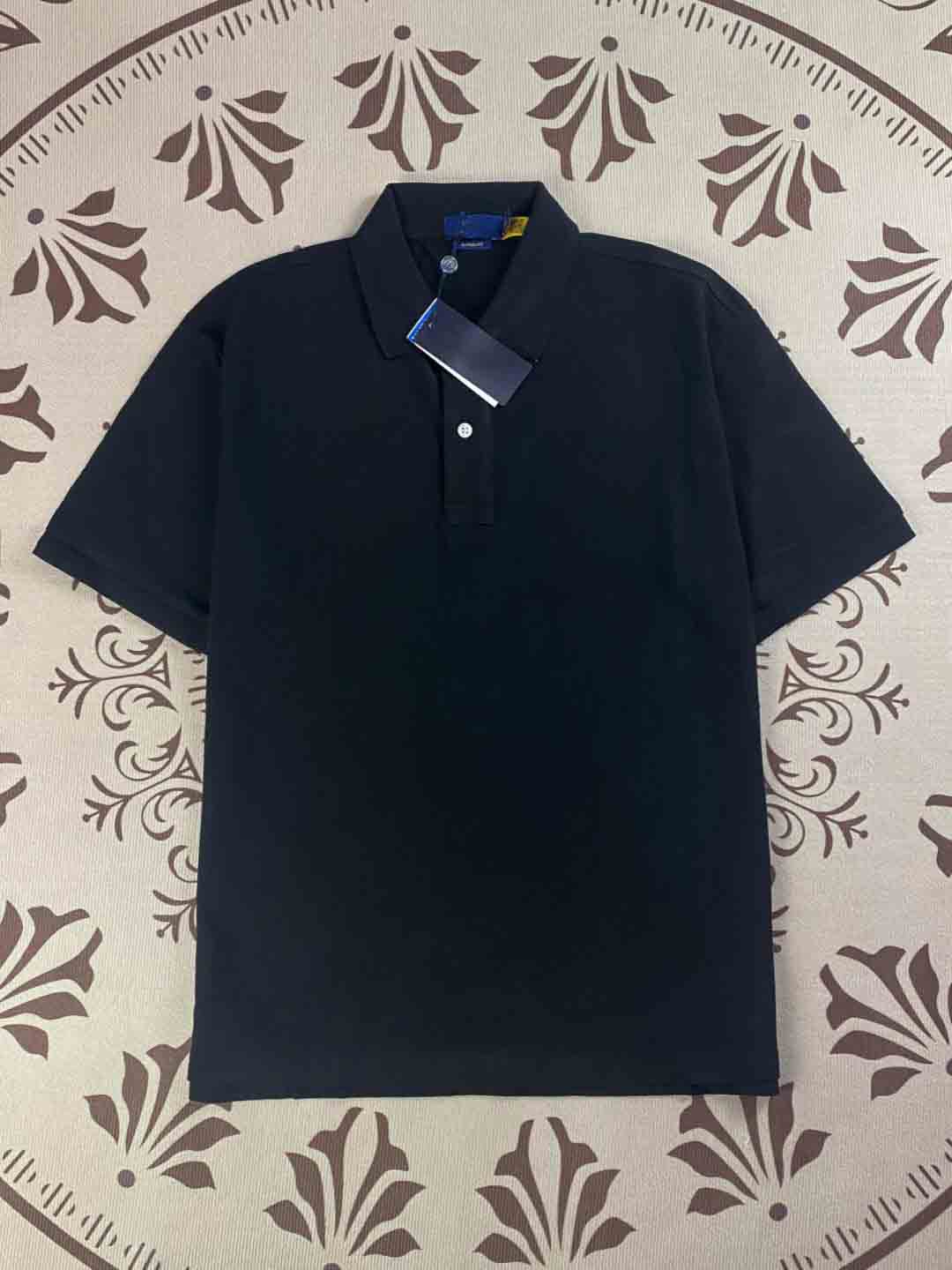 Men's New Fashion Casual Joker Cotton Fabric Embroidered Short-sleeved POLO Shirt