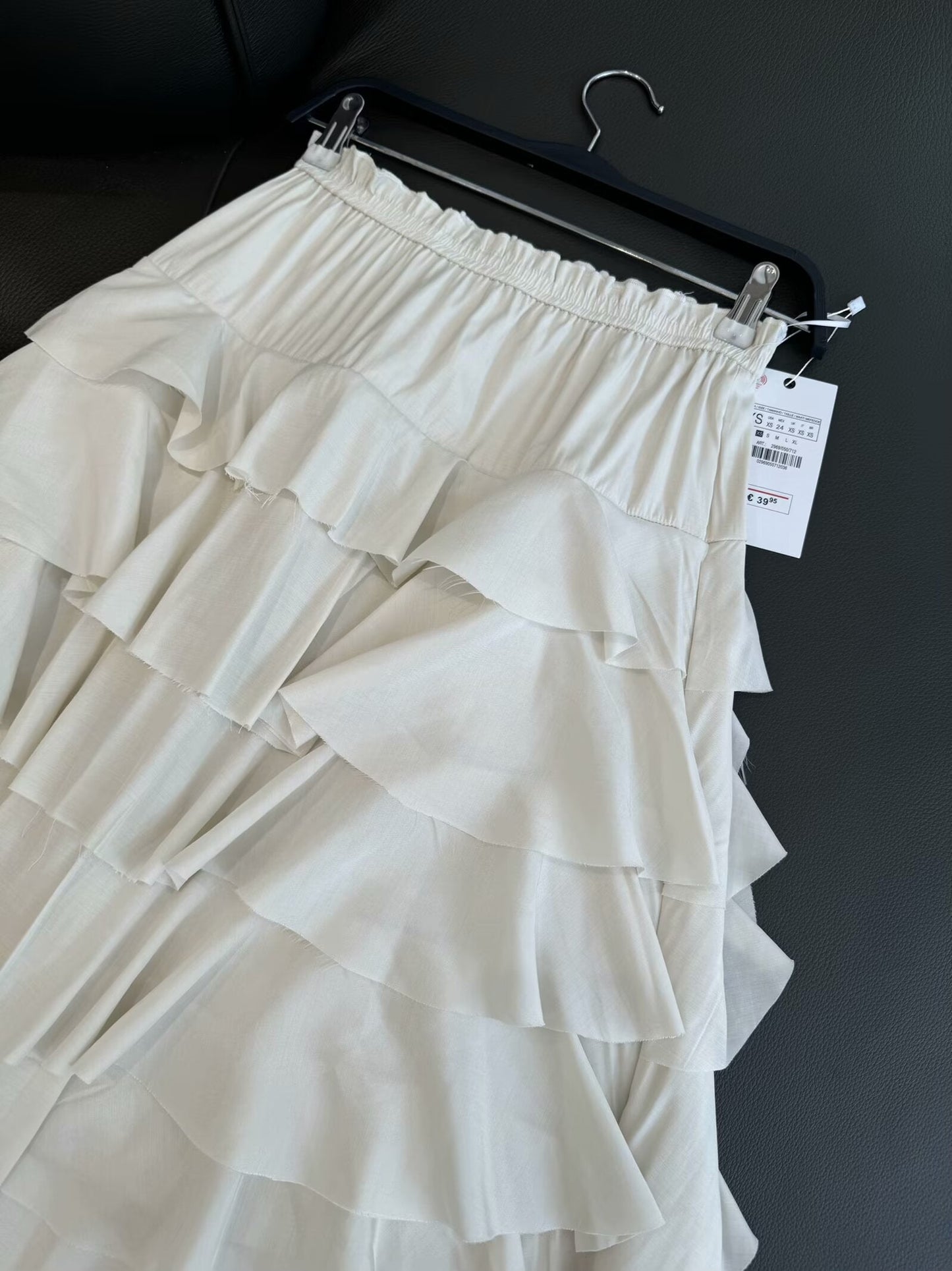 Women's new fashion casual layered decoration MIDI skirt