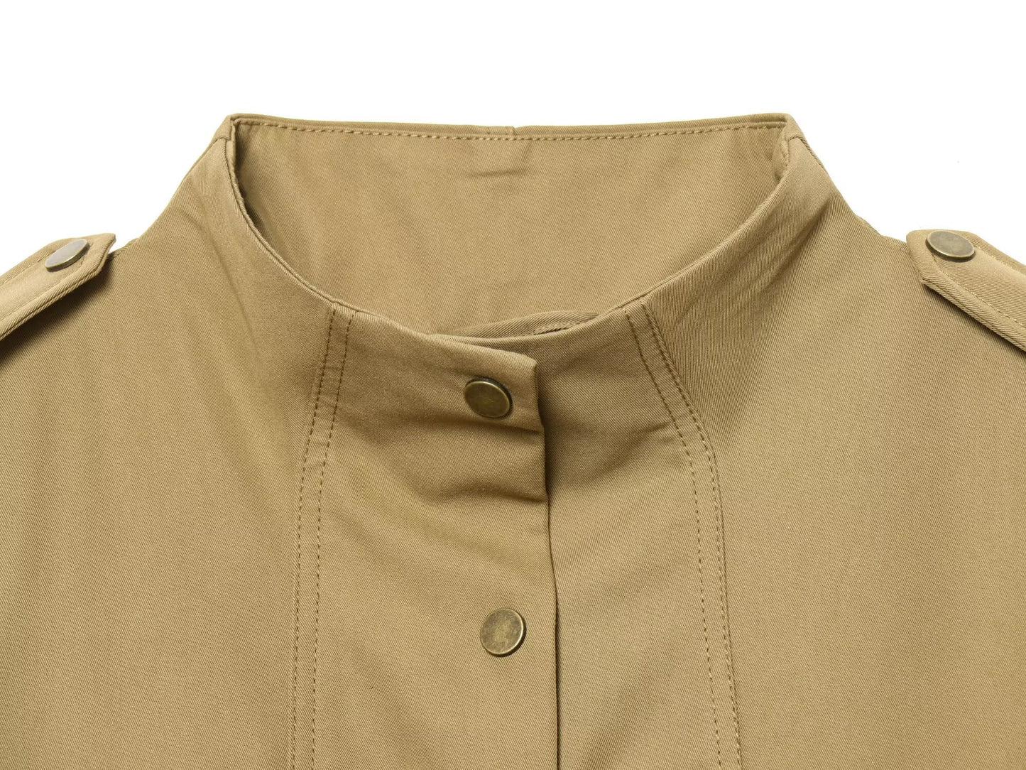 Women's casual slim stand collar Blazer Coat