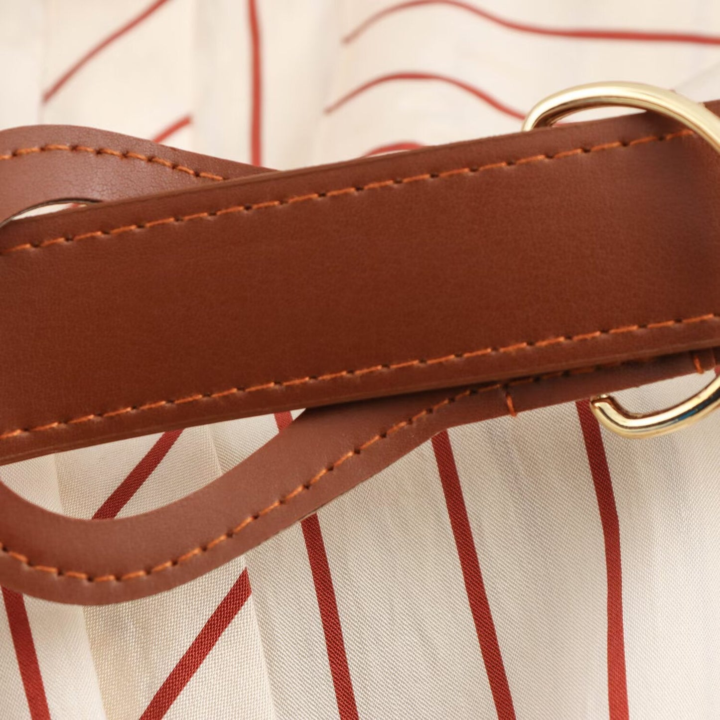 Women's new chic Fashion With Belt loose single breasted striped shirt style MIDI dress retro short sleeved pocket women's dress Mujer