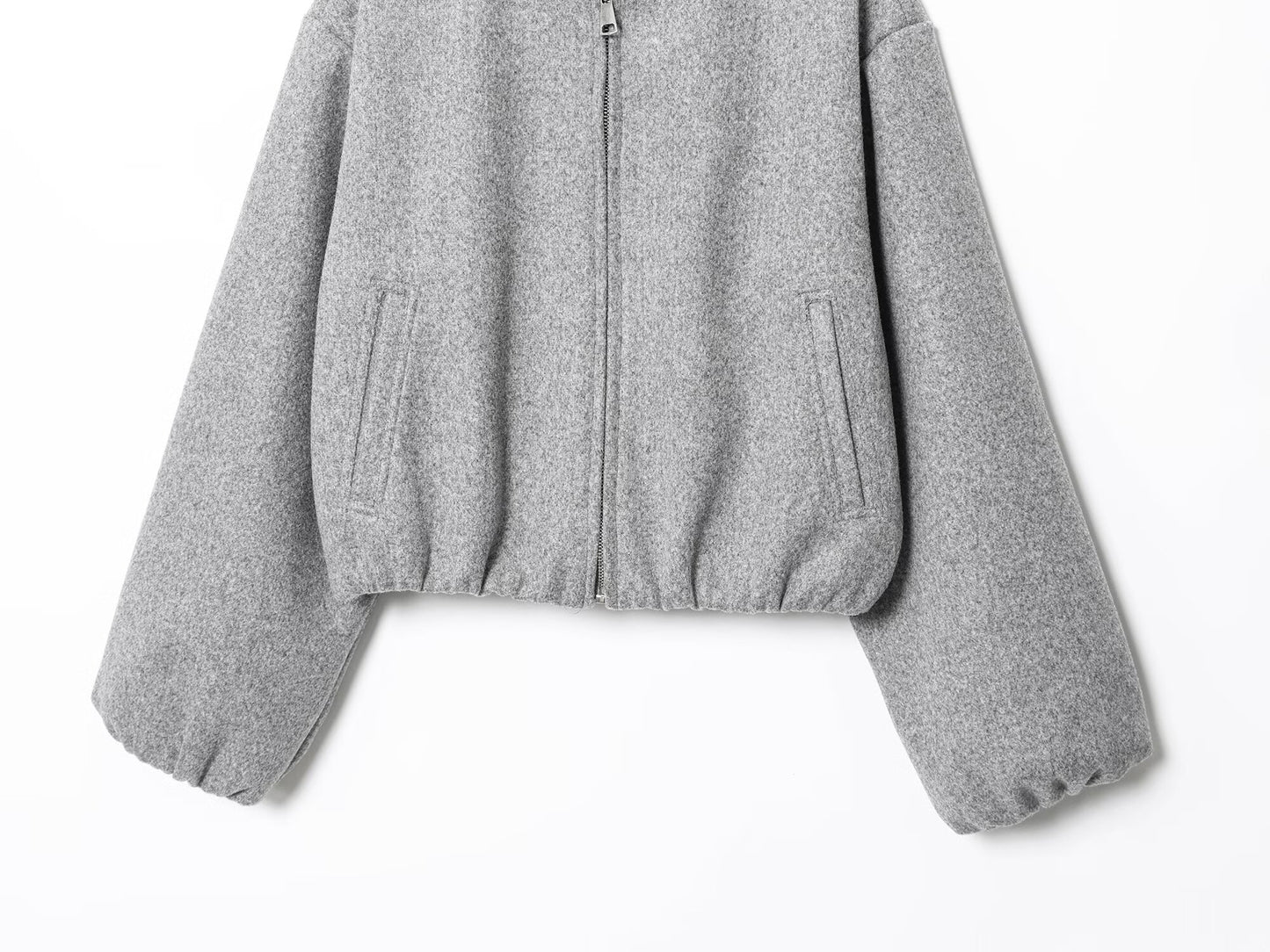 Women's 2025 fashion O Neck soft texture flying jacket Coat