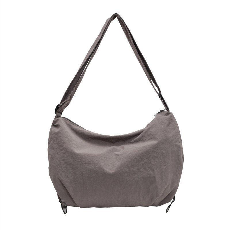 Women's New Joker Lightweight Messenger Bag Sports Fashion Canvas Bag Large Capacity Commuter Shoulder Bag