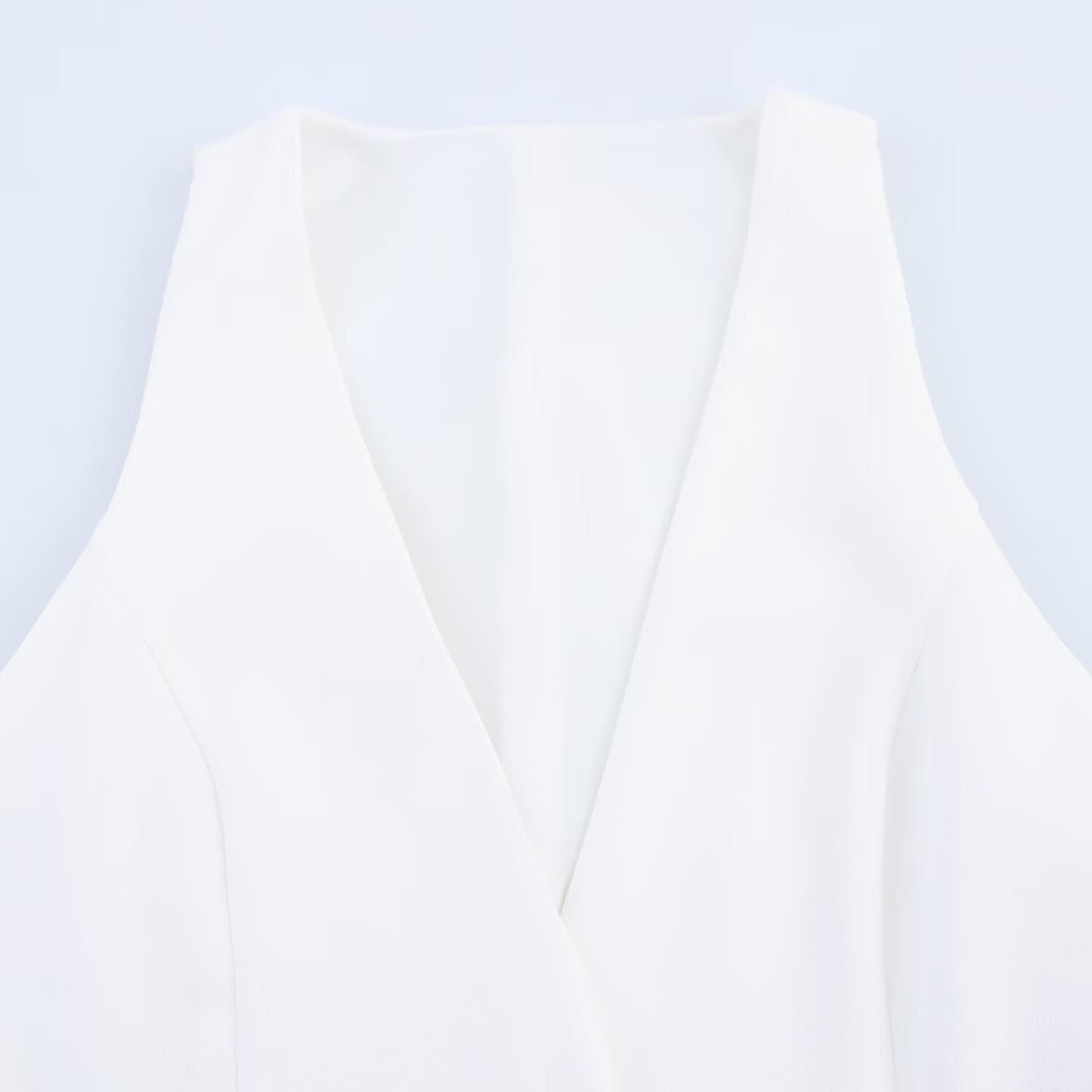 Women's new fashion sleeveless patchwork vest style mini dres