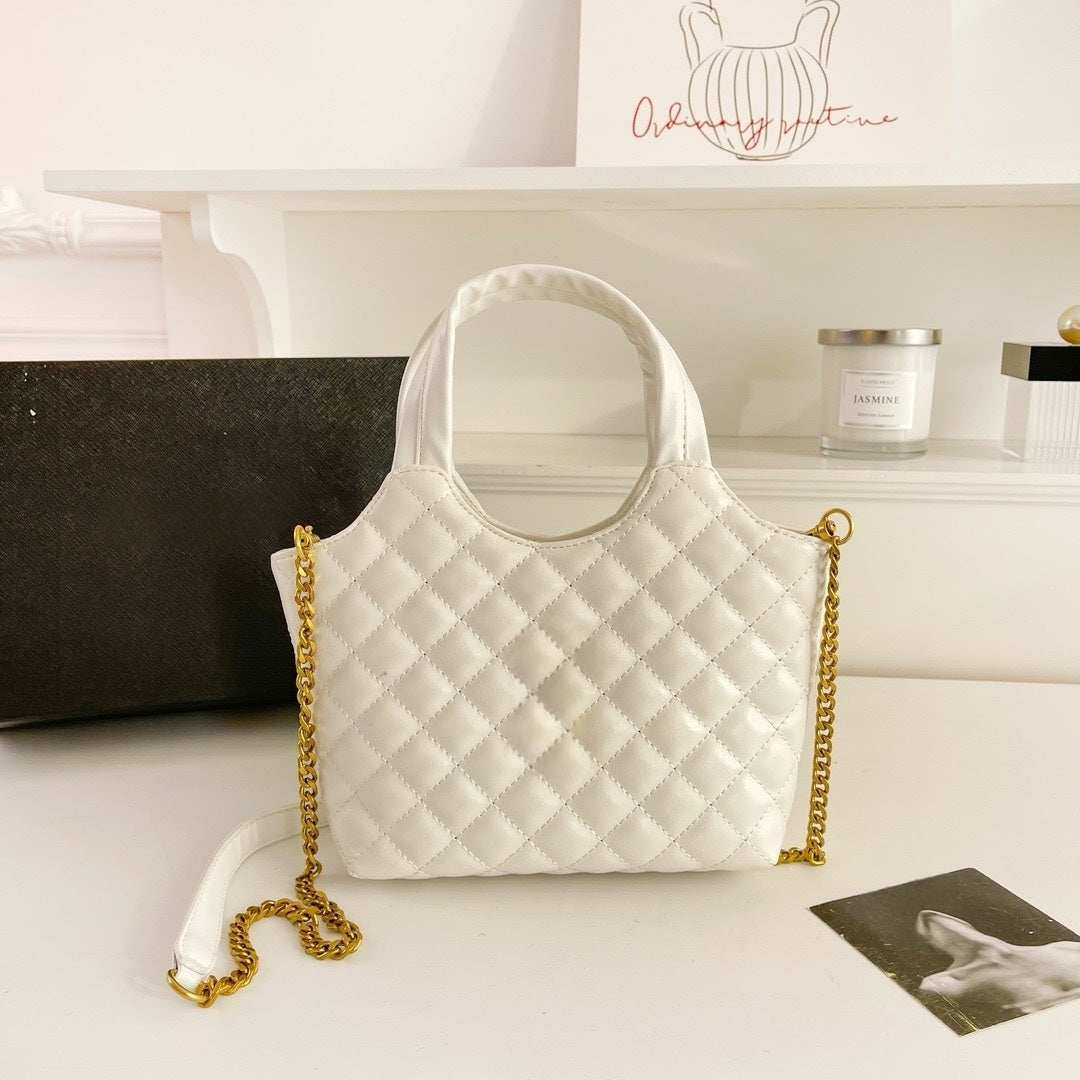 Women's New Temperament Joker Metal Chain Cross-body Bag Handbag