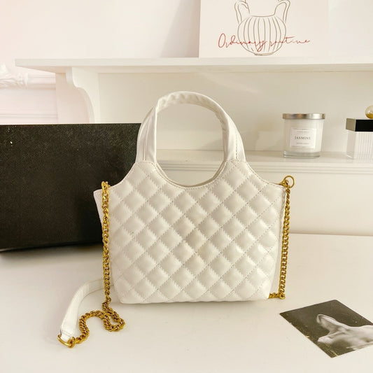 Women's New Temperament Joker Metal Chain Cross-body Bag Handbag