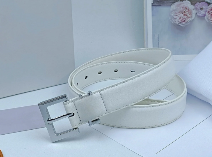 Casual Fashion Joker Multi-color Pin Buckle Design Women's Thin Belt Belt