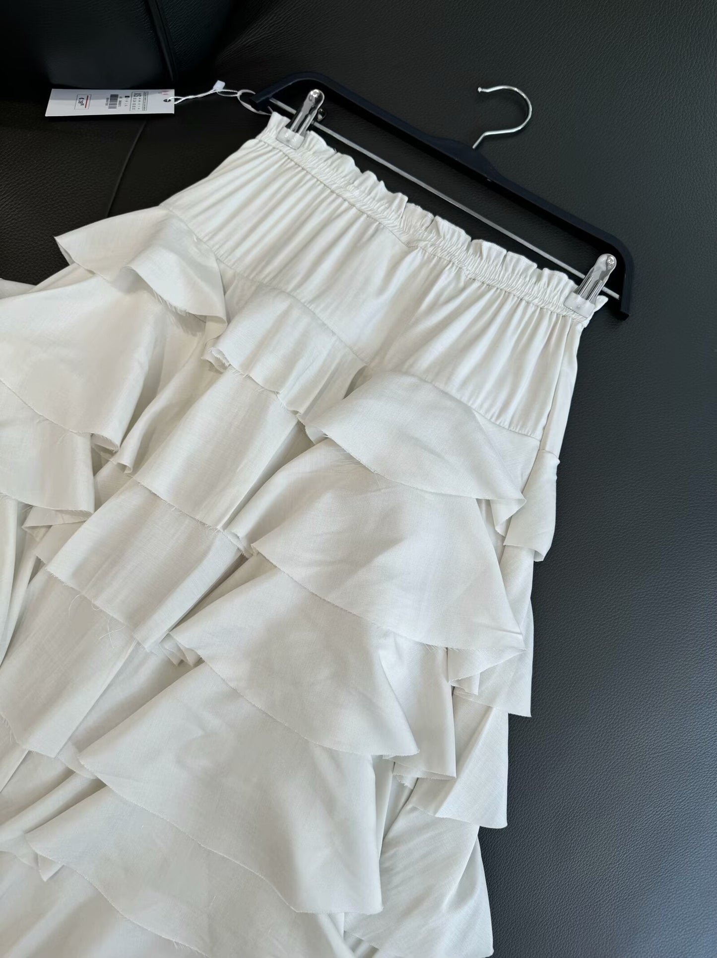 Women's new fashion casual layered decoration MIDI skirt