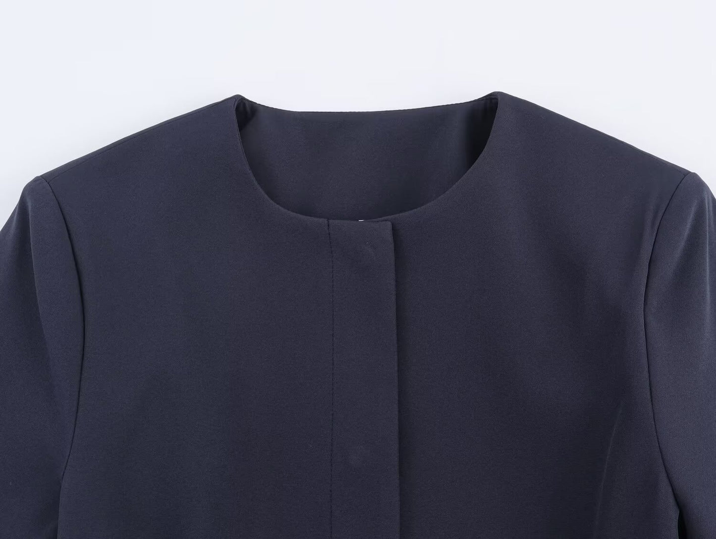 Women's new fashion with Belt slim round neck suit jacket+Pants suit