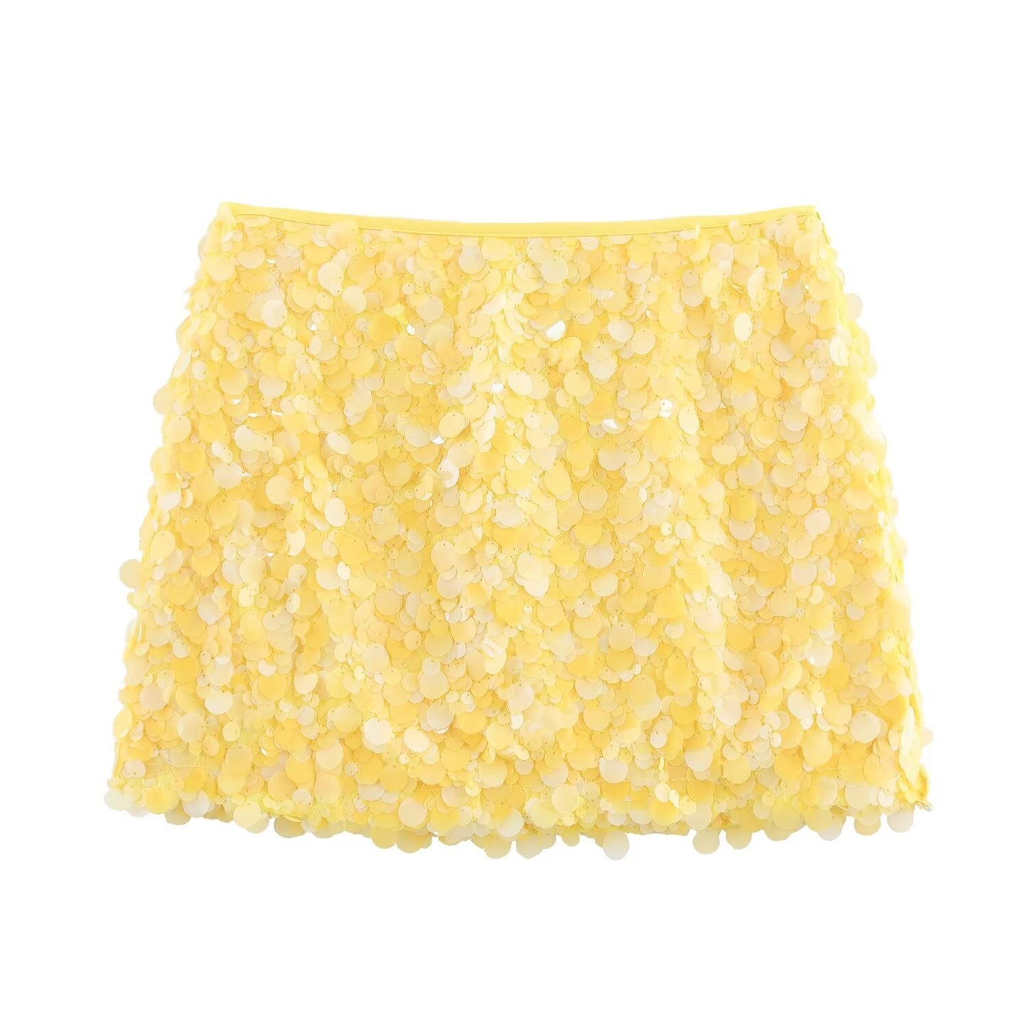Women's' new fashion sequin decoration slim high waisted mini skirt