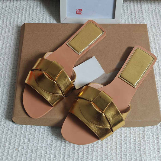 Women's New Fashion Casual Joker Flat Shoes Thin-soled Women's Flat Slippers Daily Wear Women's Shoes.