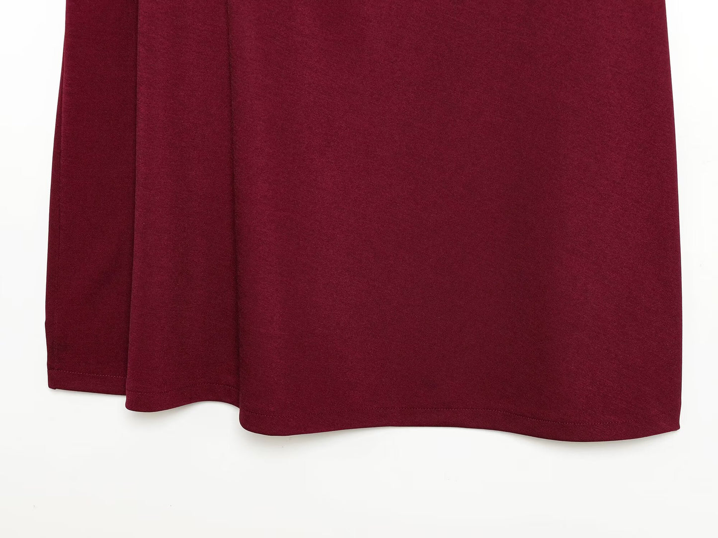 Women's twisted knot design casual MIDI skirt