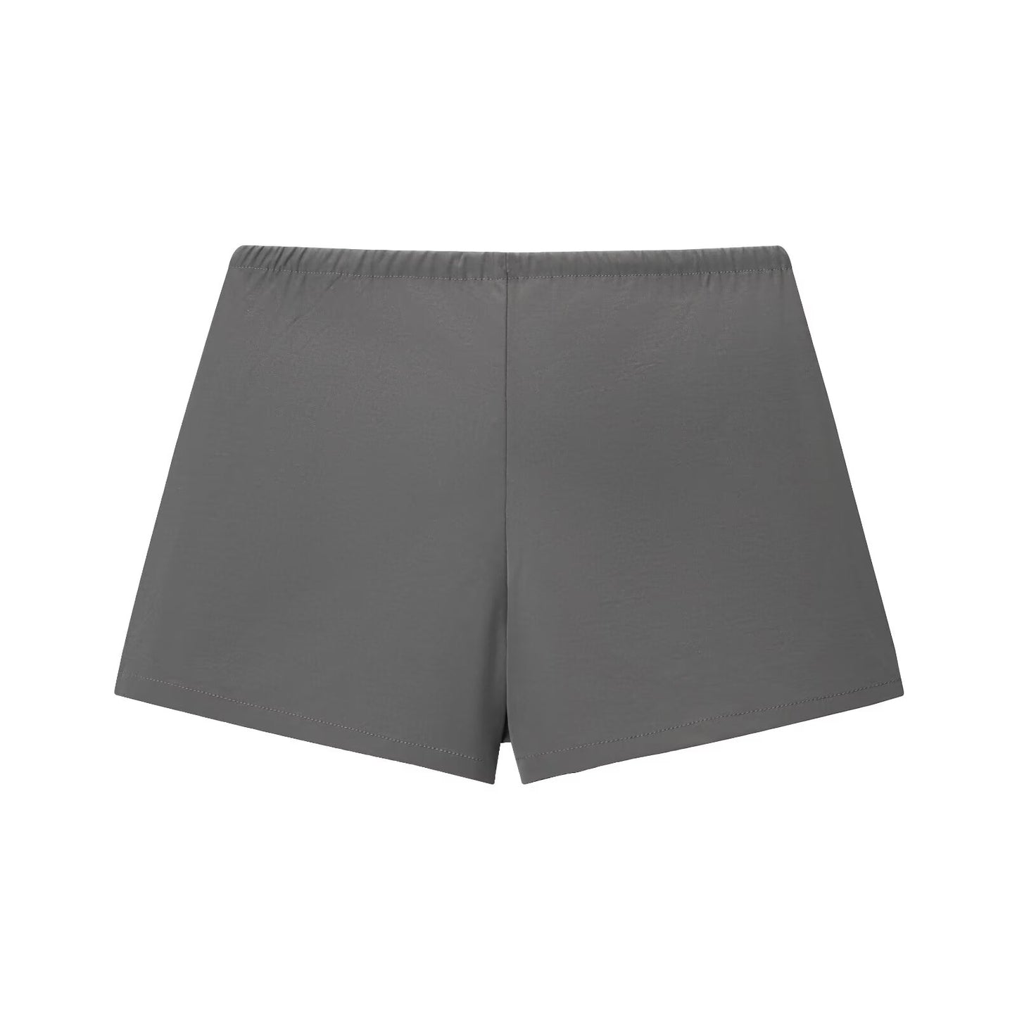 Women's New fashion Retractable waist design loose hooded jacket Coat + shorts suit