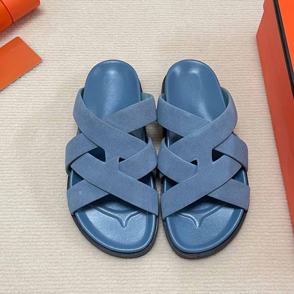 Men's and Women's New Casual Joker Couple Slippers Cross Belt Design Increases Platform Slippers.