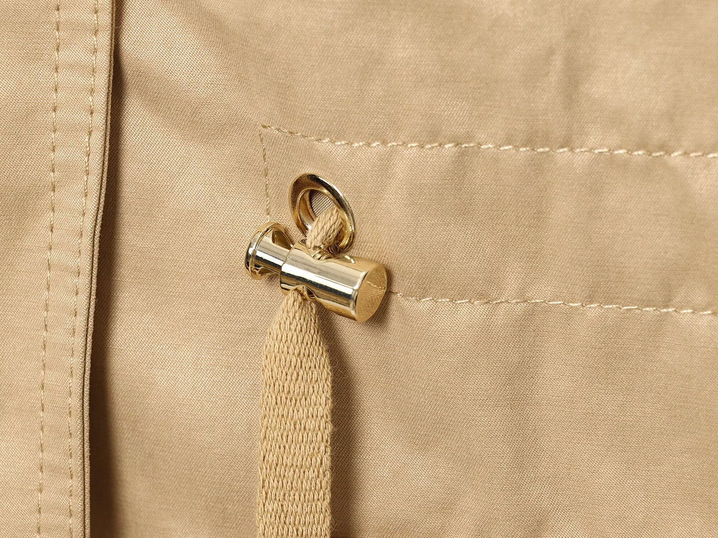 Women's 2025 new fashion multi pocket loose hooded Coat