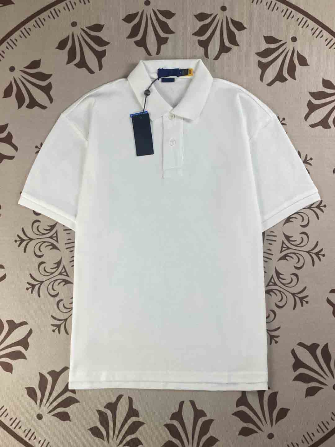 Men's New Fashion Casual Joker Cotton Fabric Embroidered Short-sleeved POLO Shirt