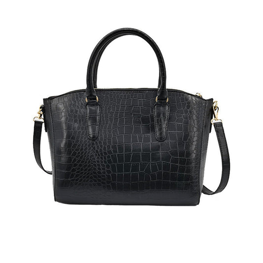 Women's New Fashion Joker Handbag Shell Slung Over One Shoulder Large Capacity Handbag. Size: Bottom Length 30cm. Bottom Width 20cm. Side Height 23cm.