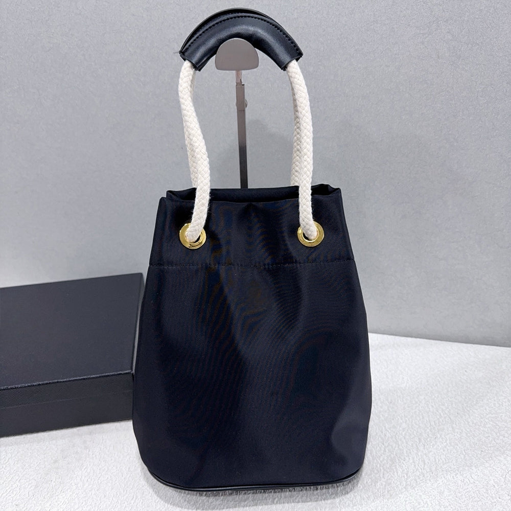 Women's 2025 Casual Joker Rope Drawstring Bucket Bag Shoulder Crossbody Bag