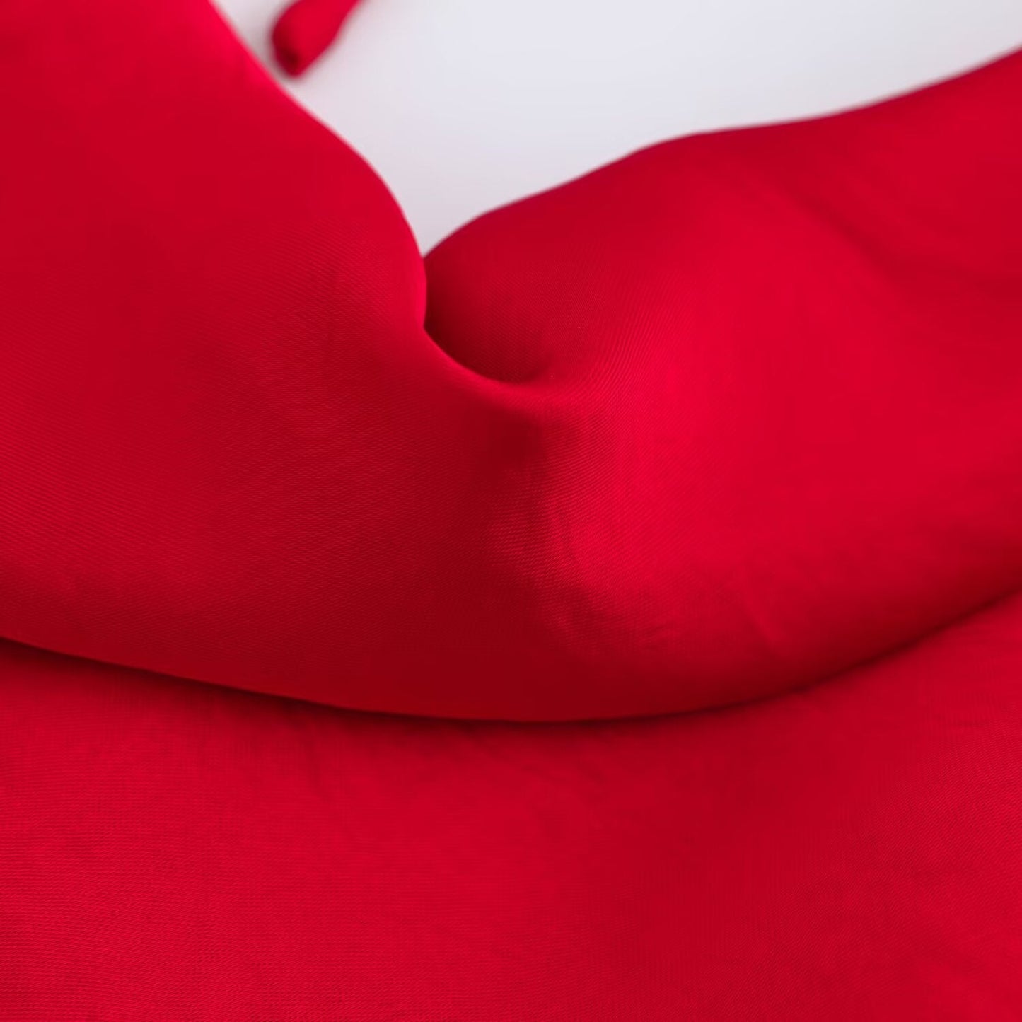 Women's new Fashion pleated decoration sexy slim fit satin texture backless Midi dress retro sleeveless lace up women's dress Mujer