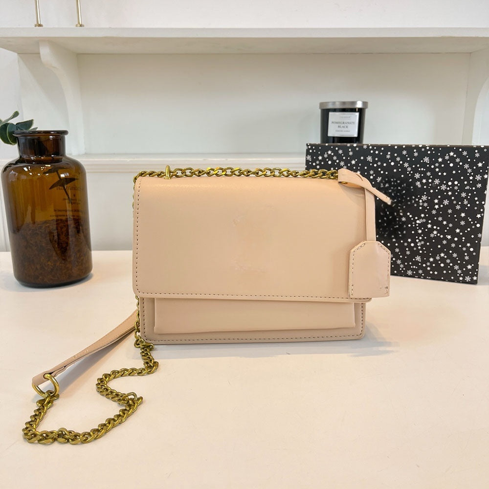 Women's New Temperament Joker Metal Chain Shoulder Bag Messenger Bag