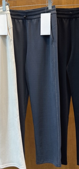 LU 2026 new elastic waist drawstring drape straight pants