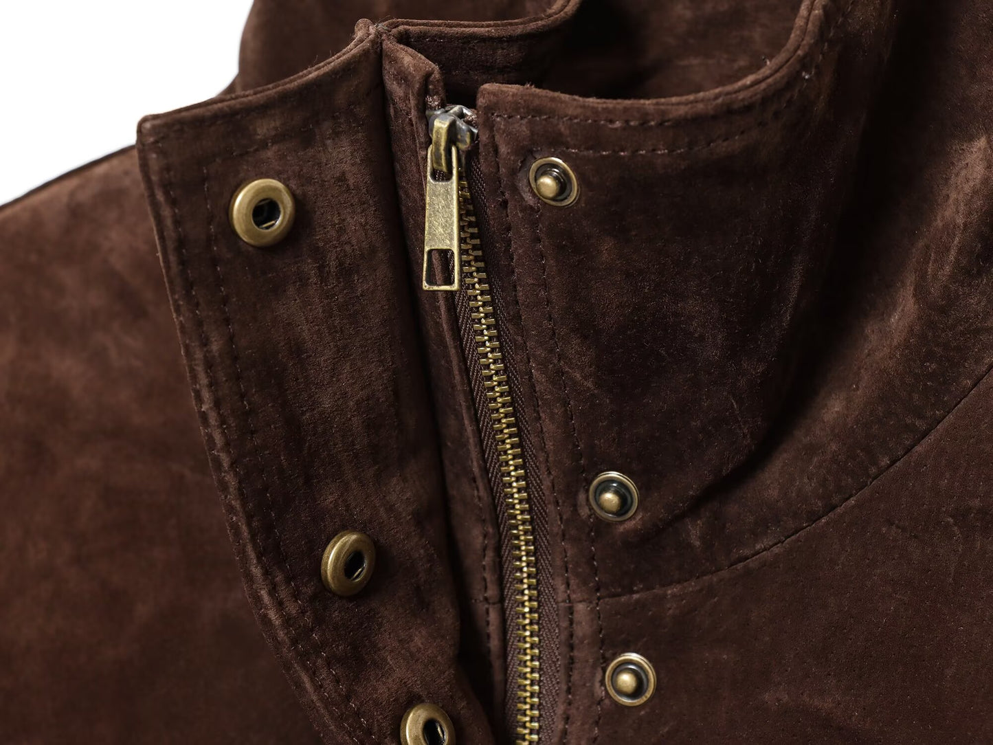 Women's new fashion anti suede effect casual stand collar jacket Coat